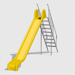 Tobogan drept 3,5m TD.02