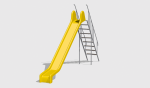 Tobogan drept 3,5m TD.02