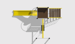 Tobogan drept 2,5m cu platforma și hinta TDPH.01.01 - imagine 4