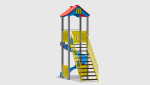 Tobogan spirala 3m cu turn metal TST.01 - imagine 3