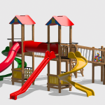 Complex de Joaca CJ.16.01.N – echipament de joacă pentru copii, imagine 1
