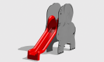 Tobogan tematic elefant TFE.03